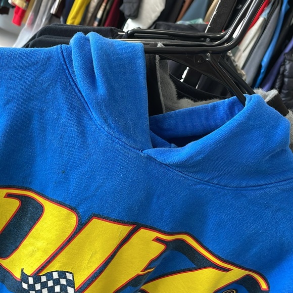 Men’s Super Rare Diet Starts Monday Hoodie Chicago 84 Speedway Used SZ SM HEAVY - Picture 5 of 10